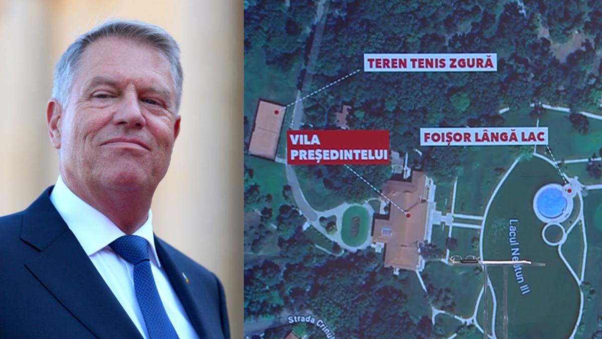 cum arata vila de lux a lui iohannis din neptun are teren de tenis plaja privata si piscina