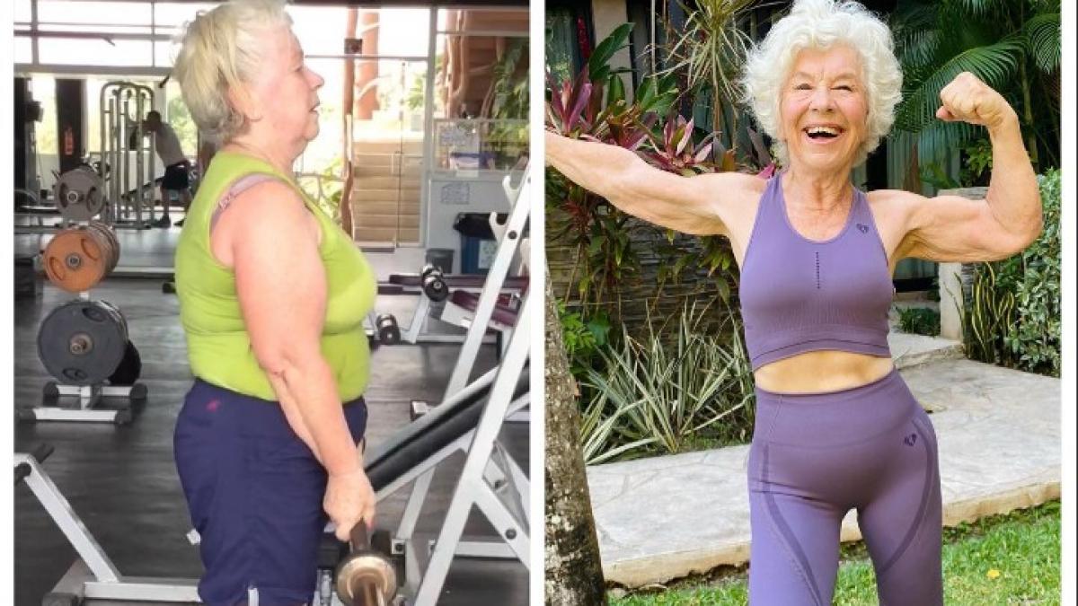 s a apucat de sala la 70 de ani si a slabit 36 de kg acum joan e influencerita de fitness si face senzatie pe internet