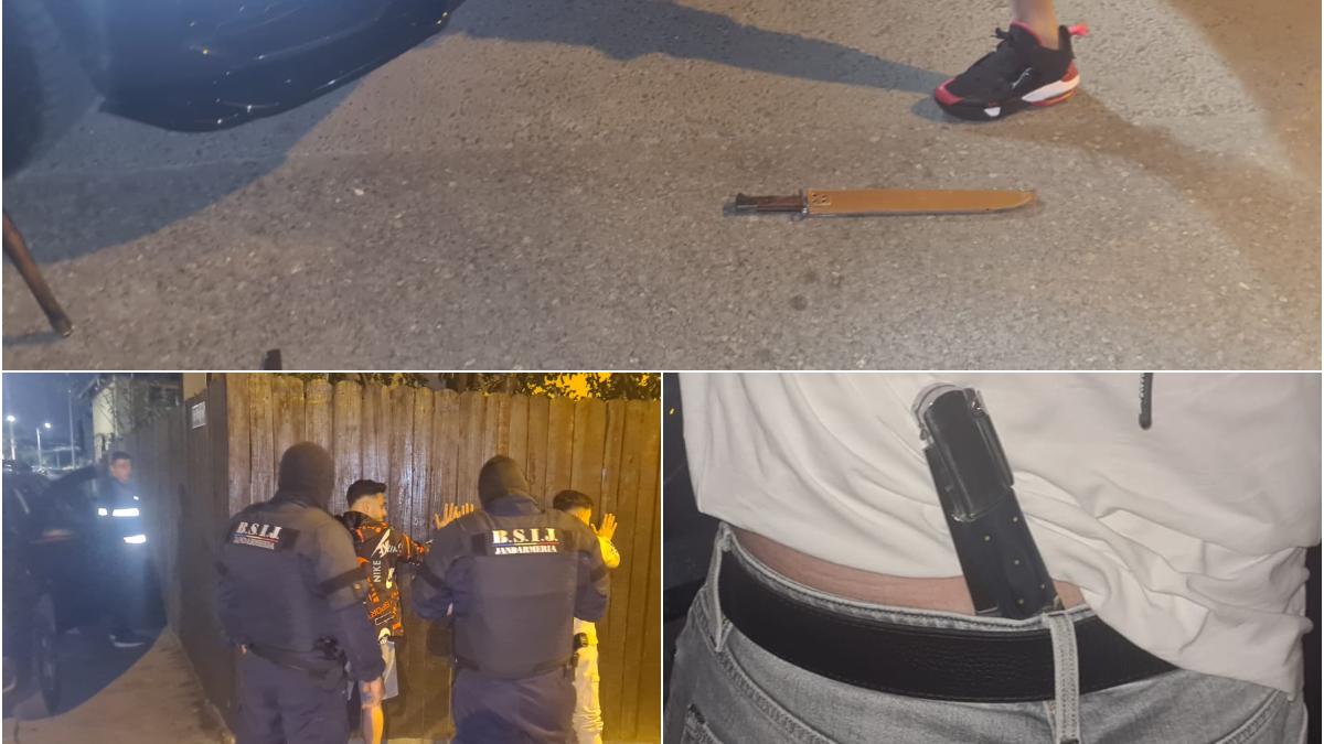 filtre cu 400 de politisti dupa bataia cu sabii si topoare care a ingrozit pantelimon imagini cu armele gasite 12 agresori audiati