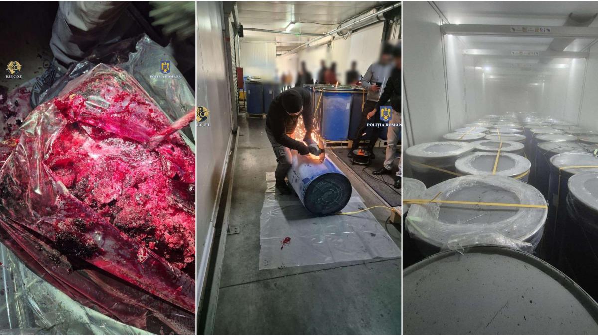 operatiunea exotic captura record de droguri care au intrat prin portul constanta cocaina era ascunsa in pulpa de fructe congelata