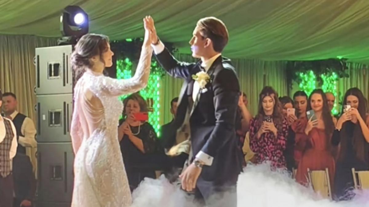 primele imagini de la nunta canotorilor maria si florin lehaci unde s au distrat alaturi de familie si prieteni