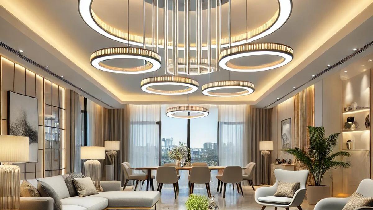 lustre led pentru living si bucatarie iluminatul modern si eficient in 2024