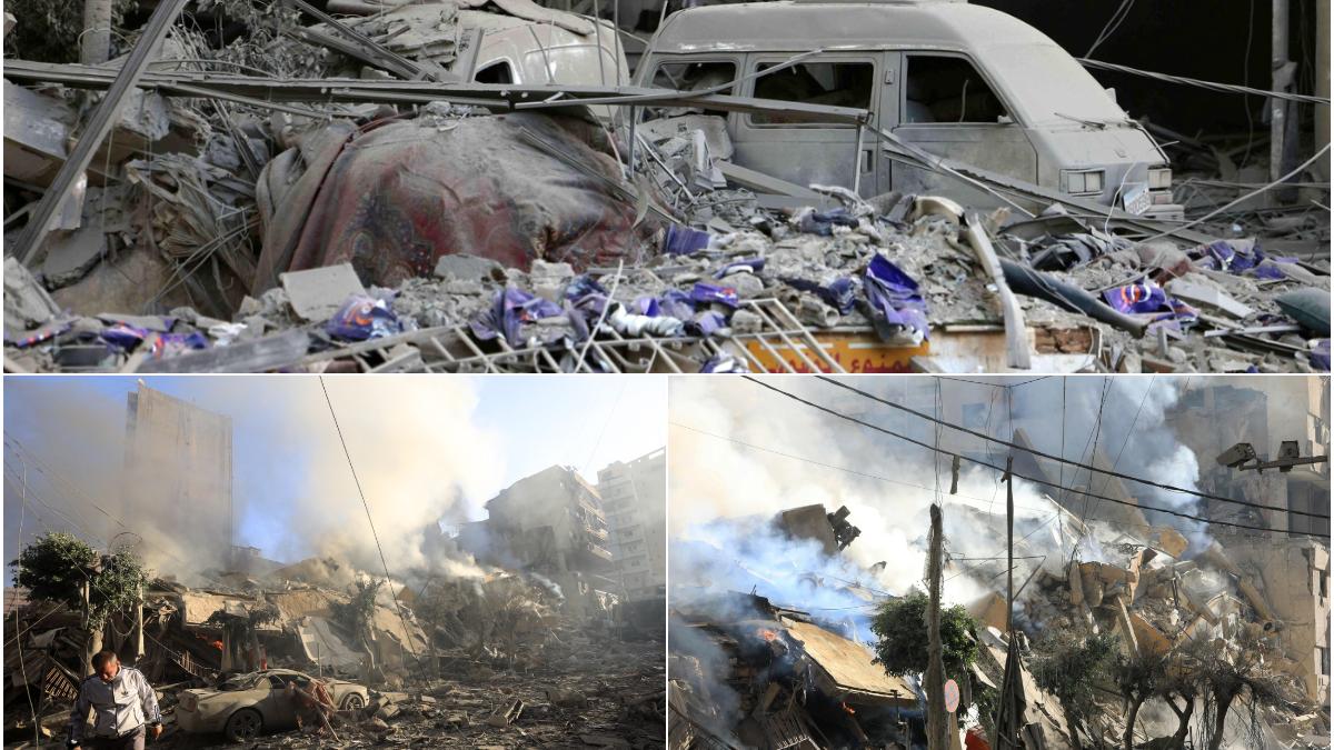 cum arata beirut dupa ce a fost bombardat de aviatia israeliana am auzit racheta trecand pe deasupra noastra cu zgomot puternic