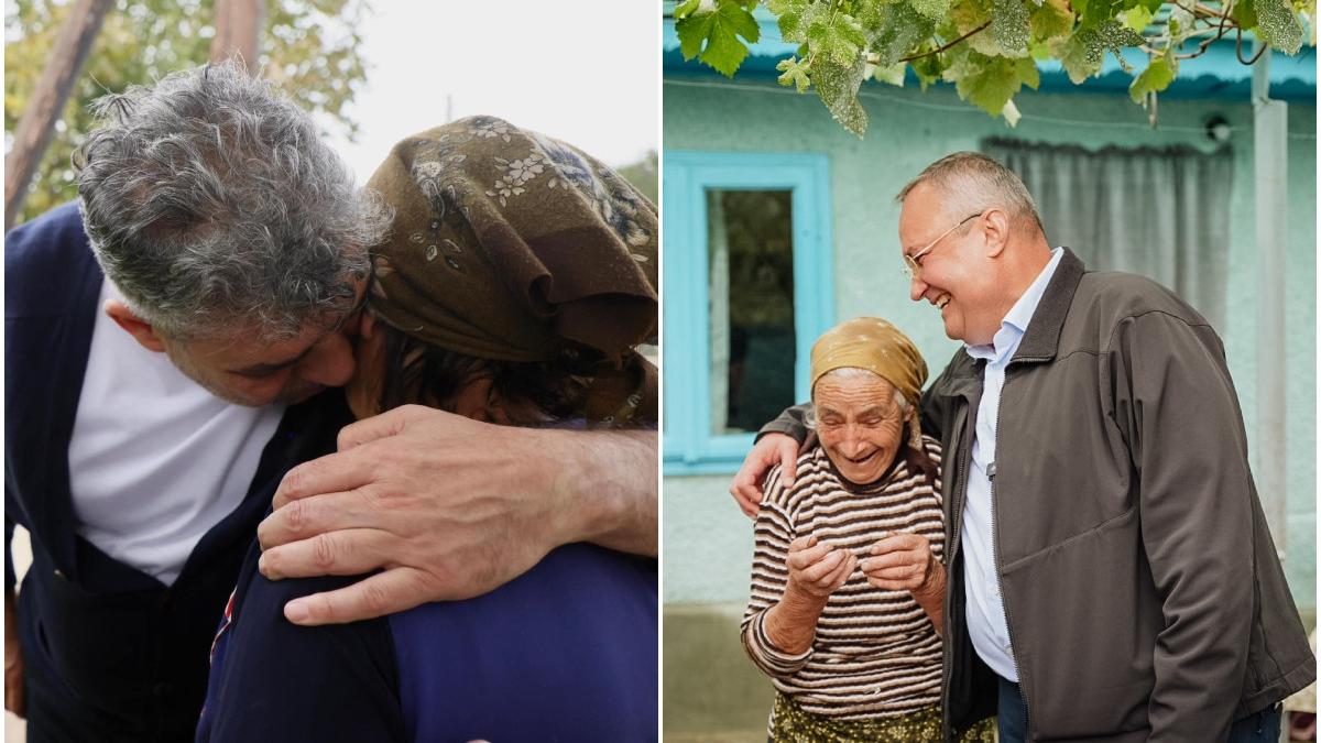 ciolacu a vizitat sinistratii din galati in ziua depunerii candidaturii ciuca s a dus si el cei doi au mers separat