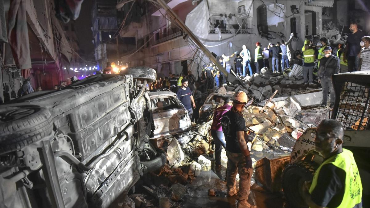 the guardian munitie fabricata in sua folosita in cel mai mortal atac israelian asupra centrului beirutului