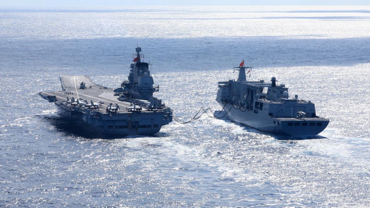 china ameninta ca e pregatita de lupta si a trimis portavionul liaoning spre sudul taiwanului taipei e gata sa reactioneze