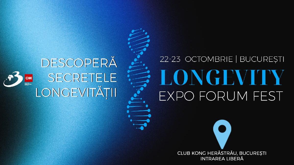 longevity expo forum fest descopera viitorul sanatatii si longevitatii in 22 23 octombrie la club kong din herastrau