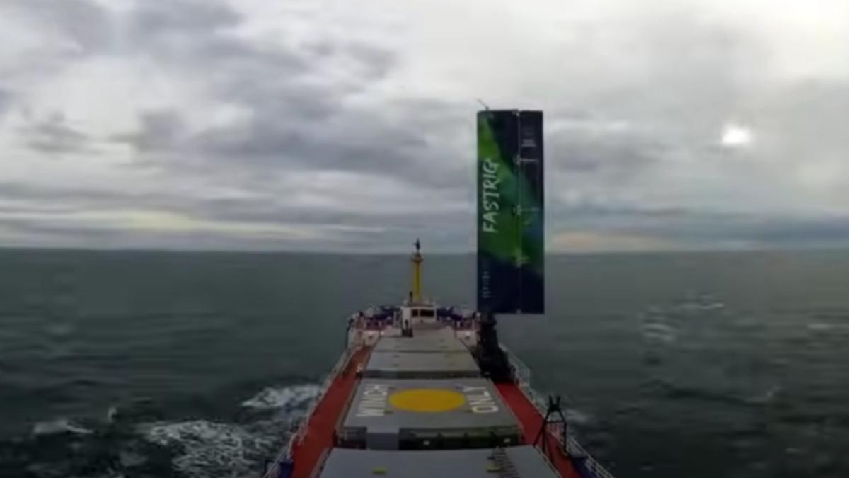 solutia antica testata in premiera pe o nava nucleara de transport pentru reducerea emisiilor de carbon in marea irlandeza