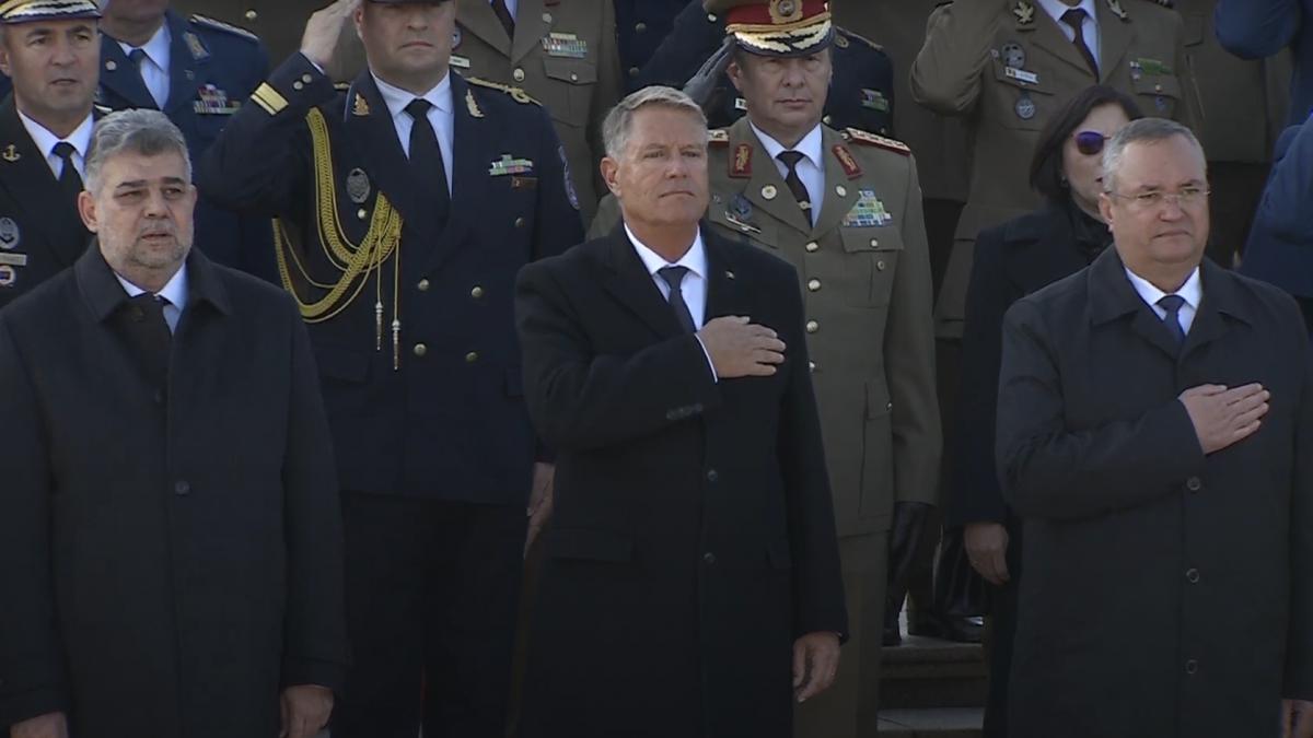 imagini cu iohannis ciolacu si ciuca pentru prima data impreuna dupa ruperea coalitiei