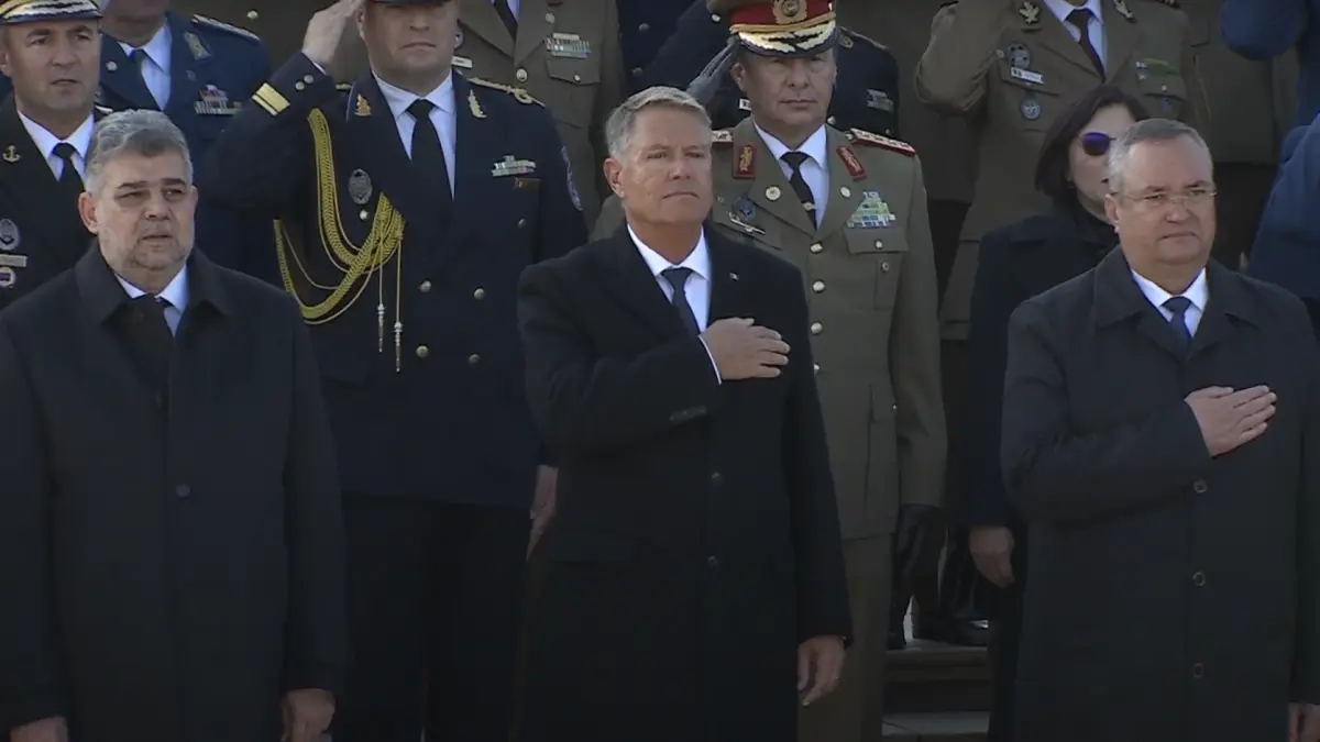 imagini cu iohannis ciolacu si ciuca pentru prima data impreuna dupa ruperea coalitiei