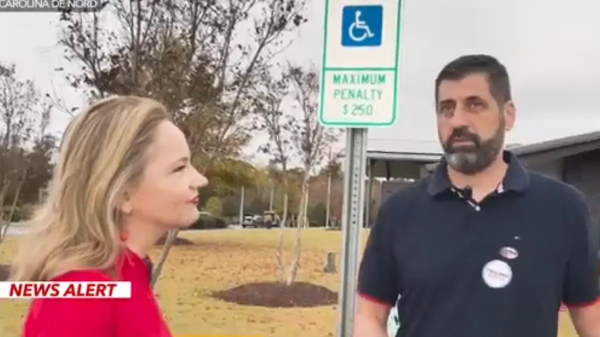 reportaj antena 3 cnn in carolina de nord aglomeratie la vot primul la rand la una din sectii la 7 dimineata a fost un roman