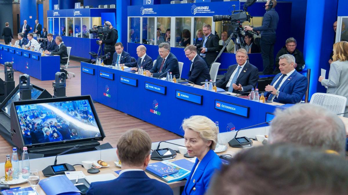 iohannis langa nehammer la sedinta informala a consiliului european de la budapesta