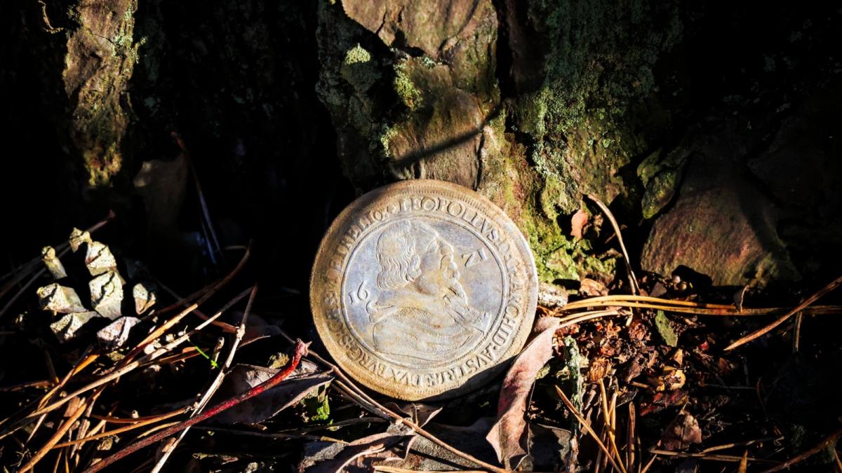 tezaur de monede rare din anii 1500 1600 descoperit de un tata si un fiu in timpul unei expeditii