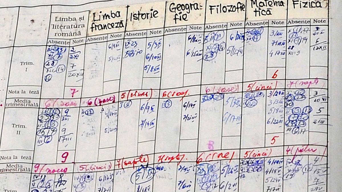 un profesor a fost pus sub control judiciar pentru ca trecut note in catalog unor elevi absenti