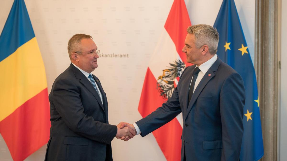 ciuca s a intalnit la viena cu nehammer si au discutat despre schengen sunt increzator ca deciziile finale vor fi luate in curand