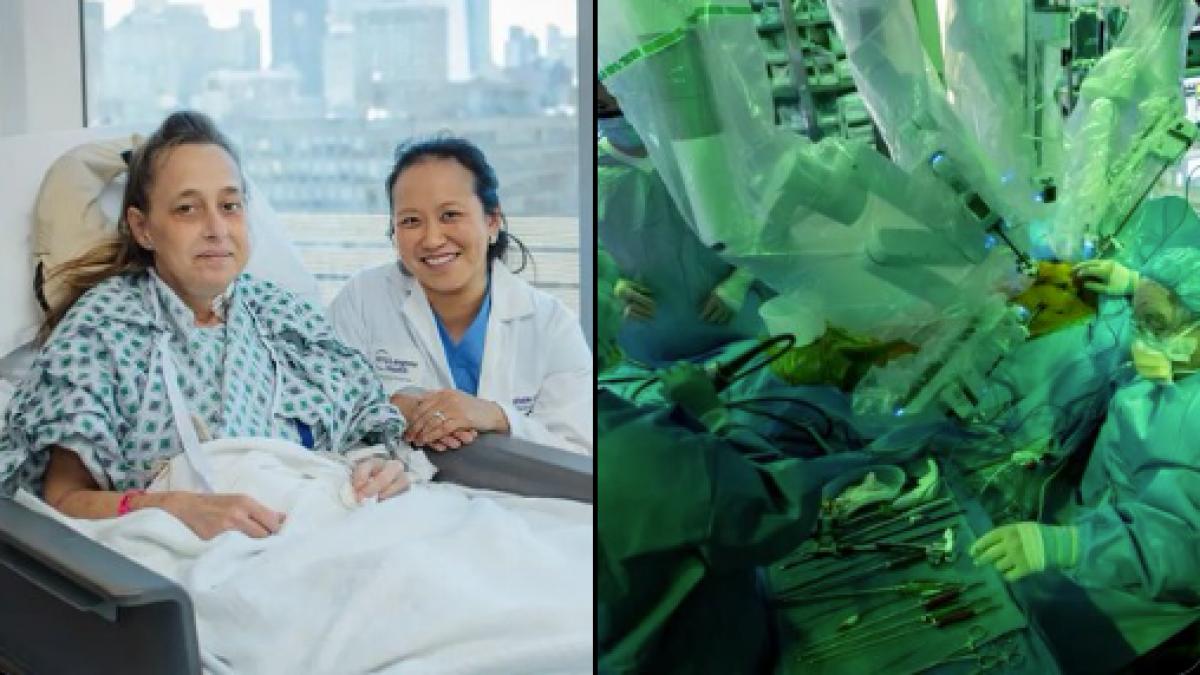 a fost realizat primul transplant dublu de plamani realizat integral robotic cine e beneficiara
