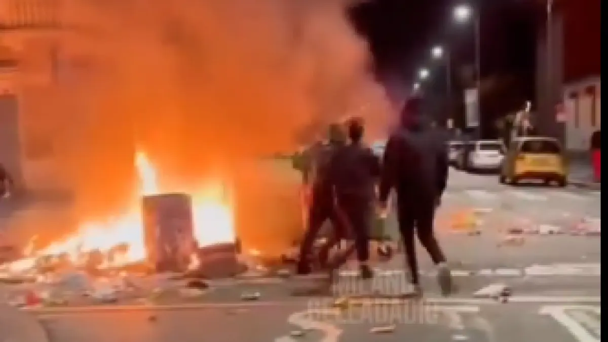 video violente la milano intre migranti si fortele de ordine dupa moartea unui tanar care fugea de carabinieri