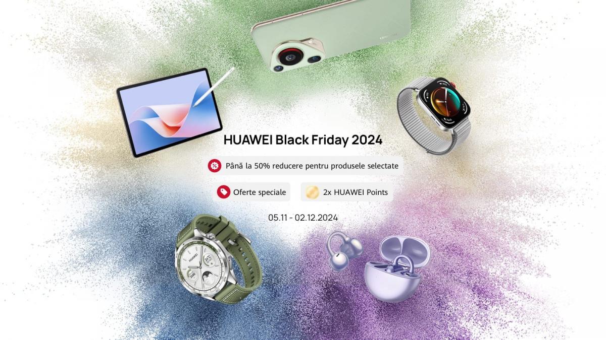 black friday la huawei store ultimele zile cu reduceri uimitoare la produse exclusive si oferte speciale pentru studenti