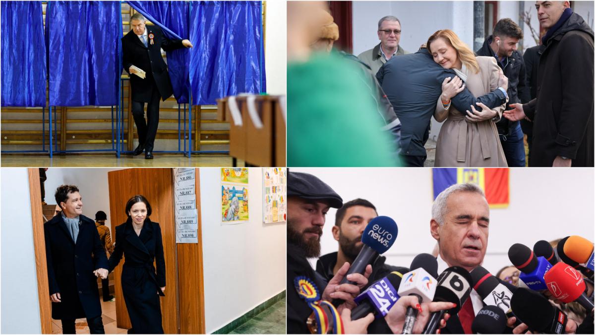 ce nu s a vazut la televizor in ziua cea mai importanta pentru democratie imagini cu liderii politici la vot grimase emotii nervi