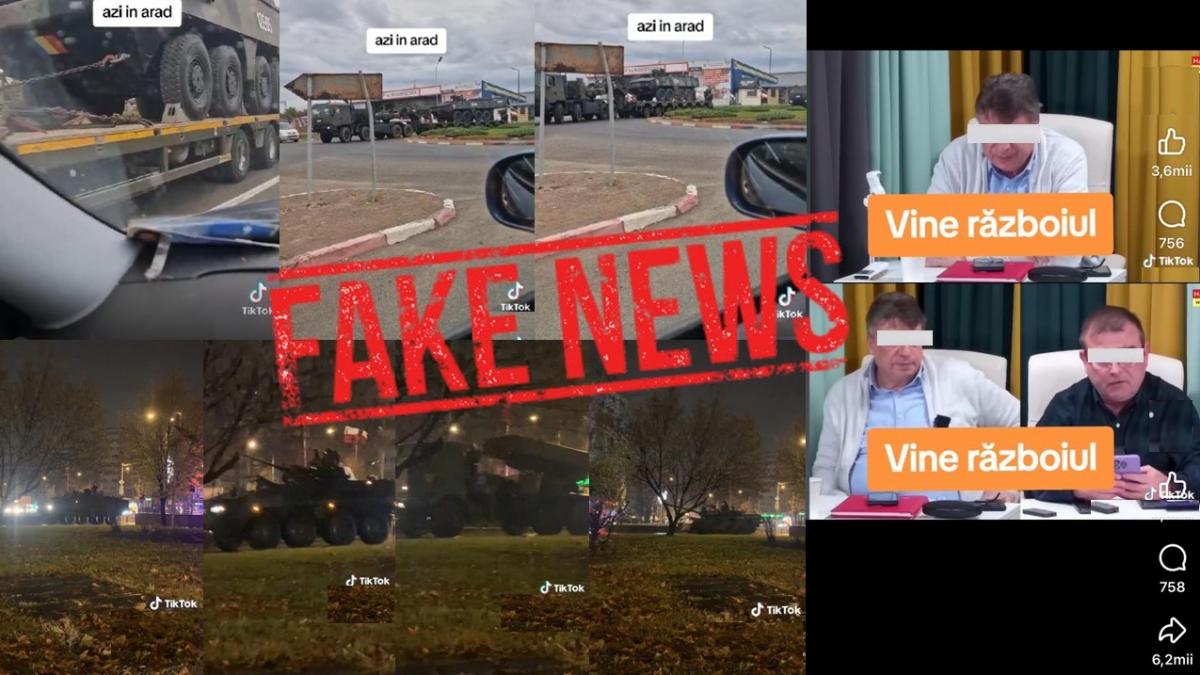 mapn avertizeaza ca pe retelele sociale in special tiktok au aparut clipuri video false cu pregatiri de razboi si recrutari