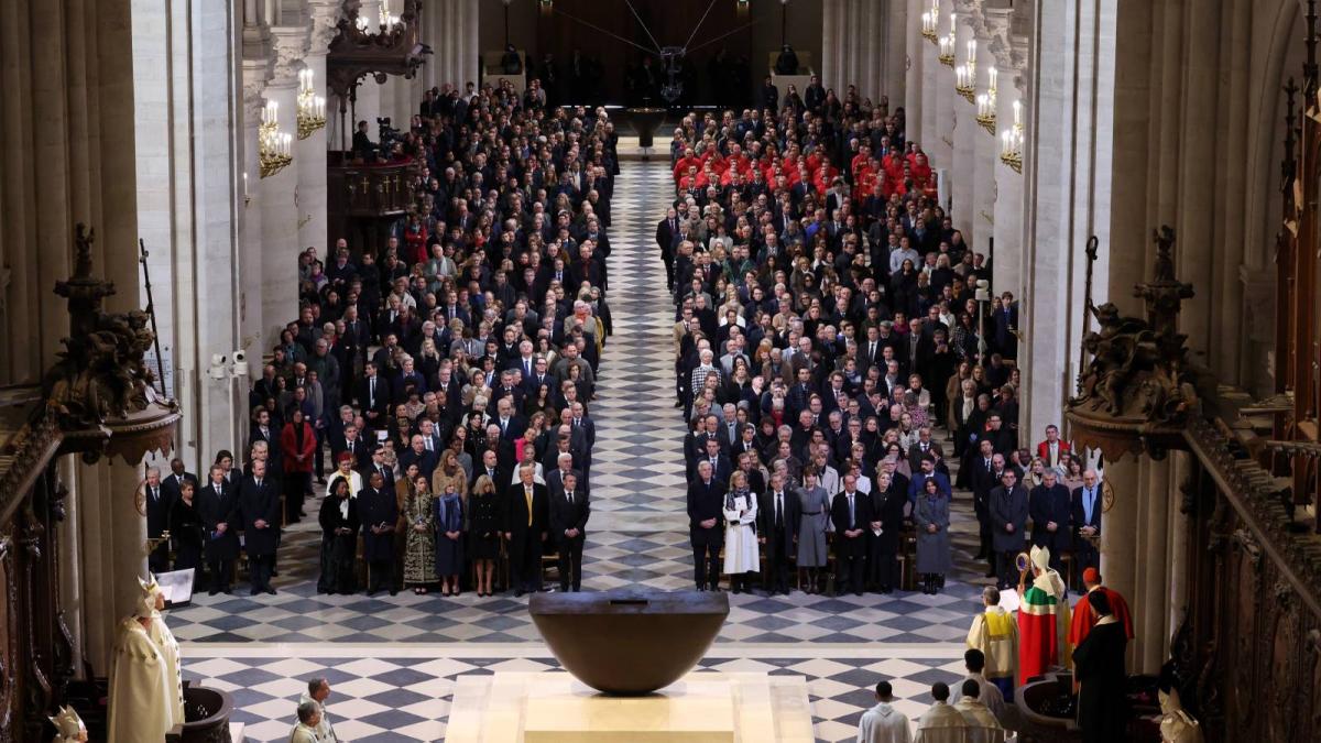 redeschiderea notre dame scena grandioasa pentru revenirea lui trump zeci de lideri mondiali au participat la ceremonia de la paris