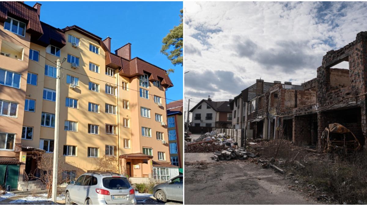 transformarea unui oras ucrainean cum arata acum irpin care a fost complet distrus de rusi in urma cu doi ani