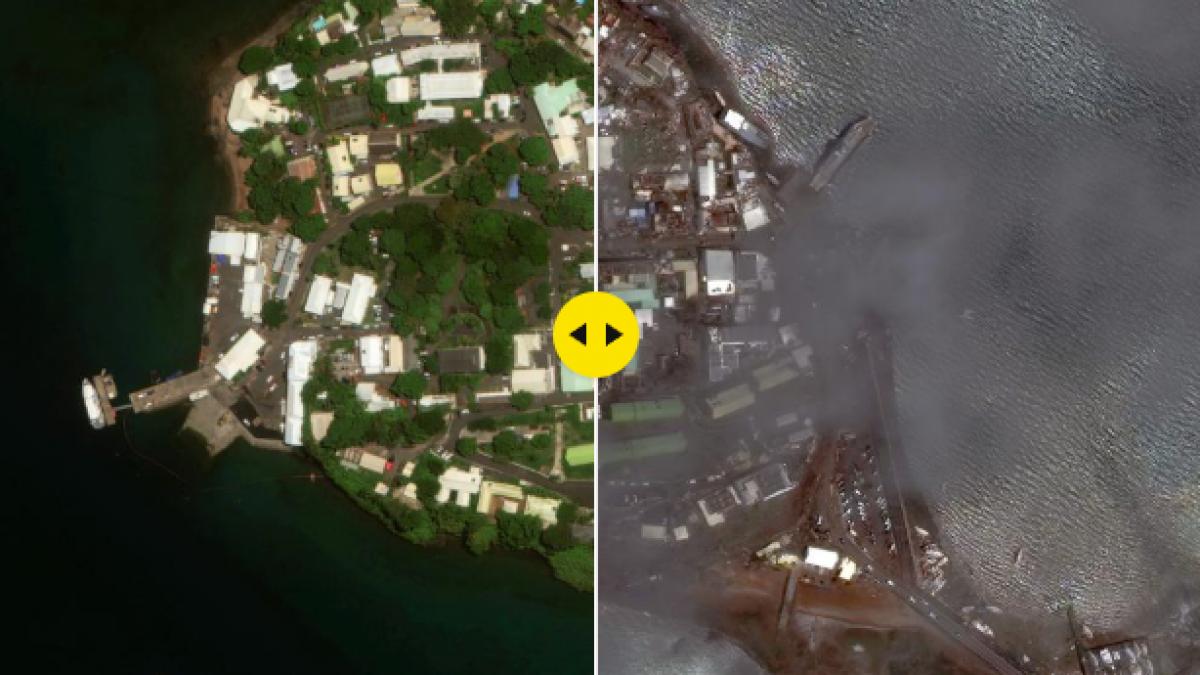 imagini cu dezastrul din Mayotte 