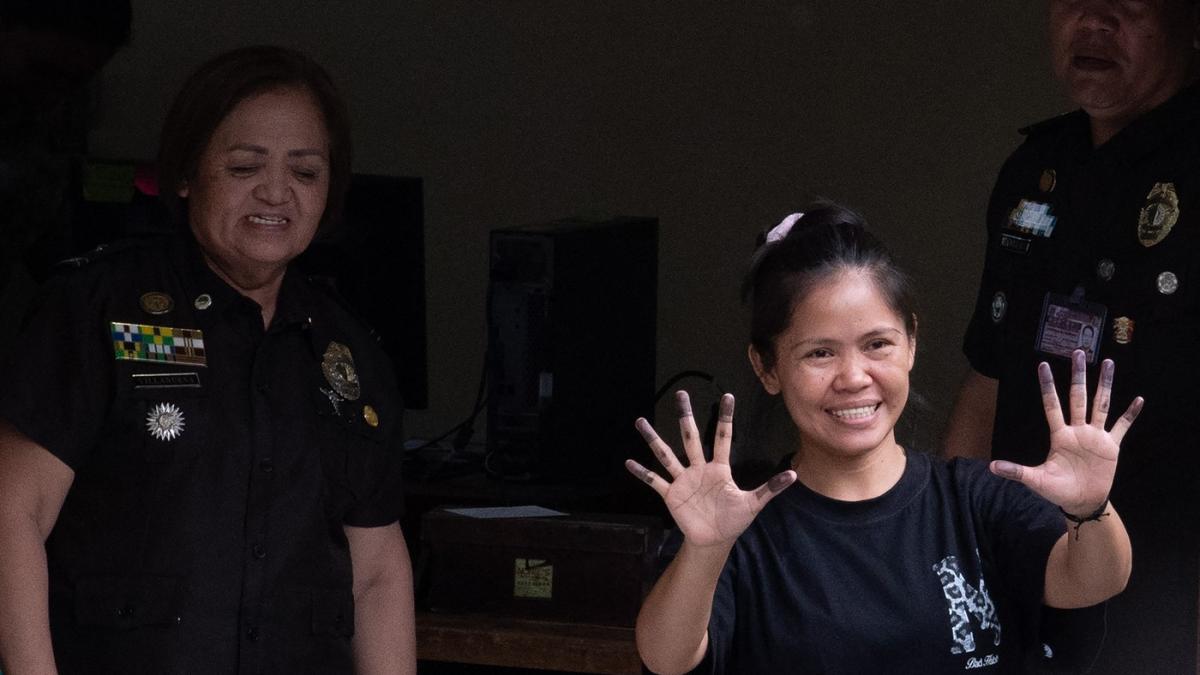 o filipineza care a petrecut 15 ani pe culoarul mortii in indonezia si a fost la un pas sa fie executata s a putut intoarce acasa