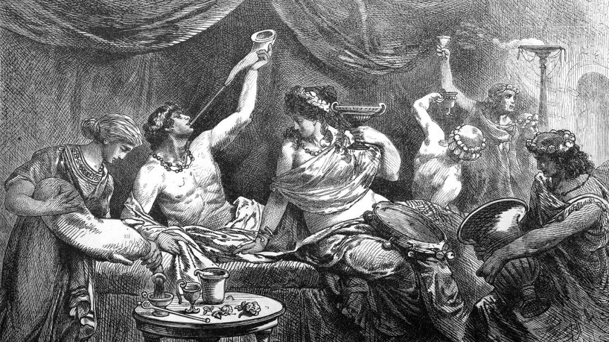 petrecerile nebune din roma antica vomitatul era o practica comuna faceau loc pentru mai multa mancare si bautura