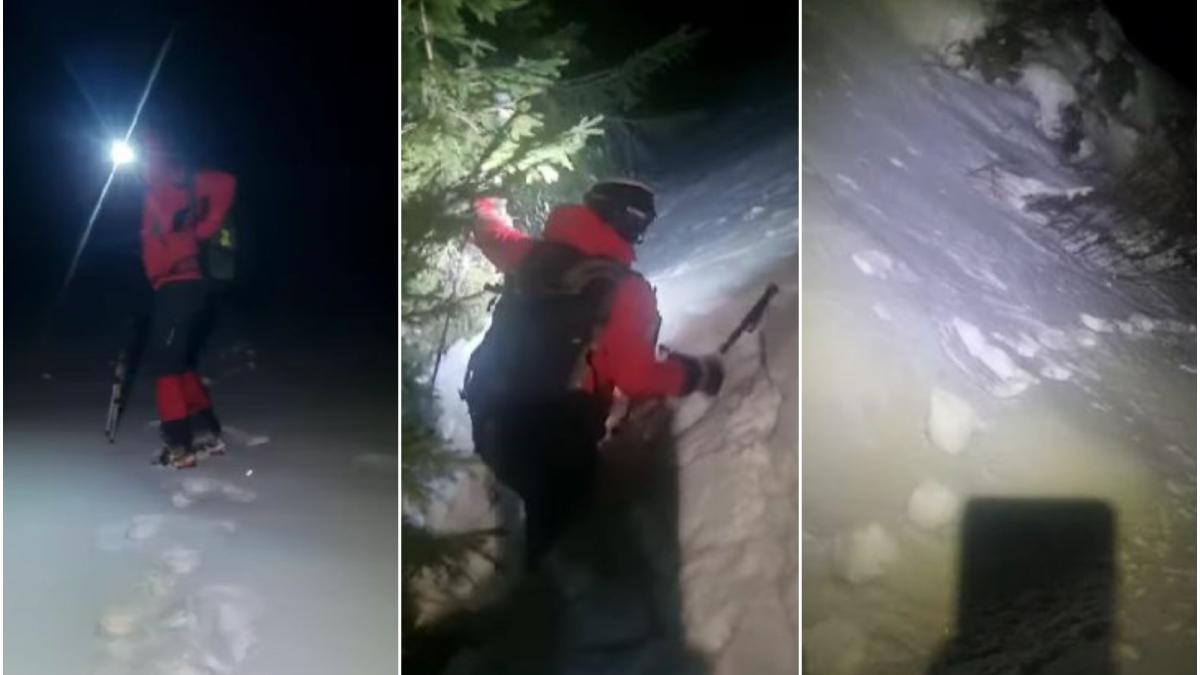 salvatorii au ajuns la ucrainenii blocati in muntii maramuresului unul dintre ei este ranit