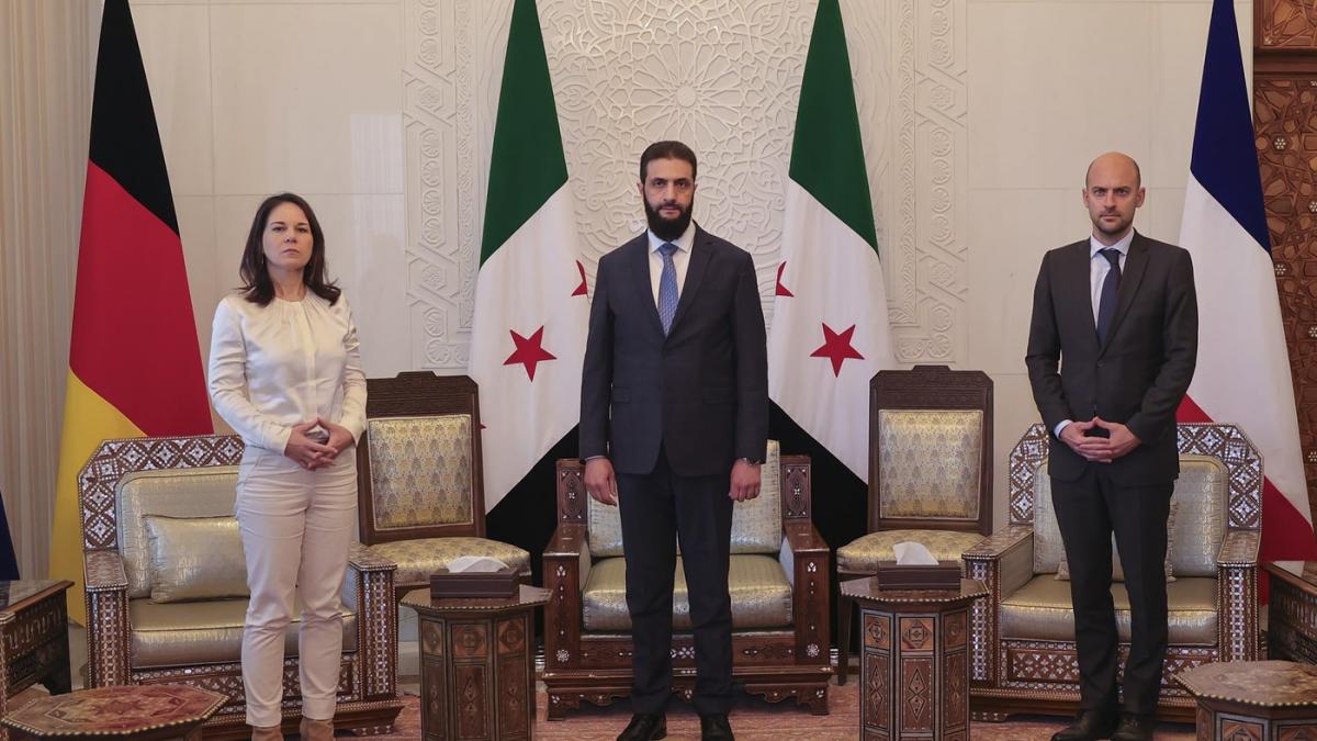 ministrii de externe din germania si franta au mers pentru prima oara in siria dupa caderea lui assad ce au discutat cu ahmed al shara
