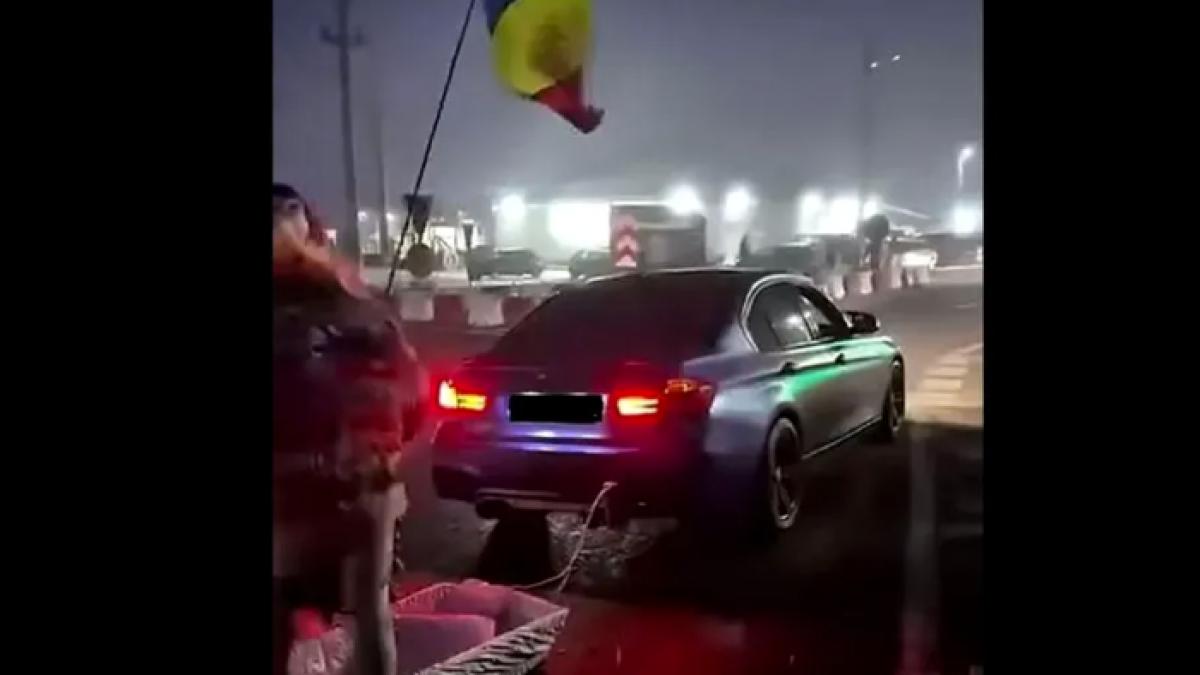 amenda pe care a primit o soferul care a facut drifturi in iasi cu un sicriu legat de masina