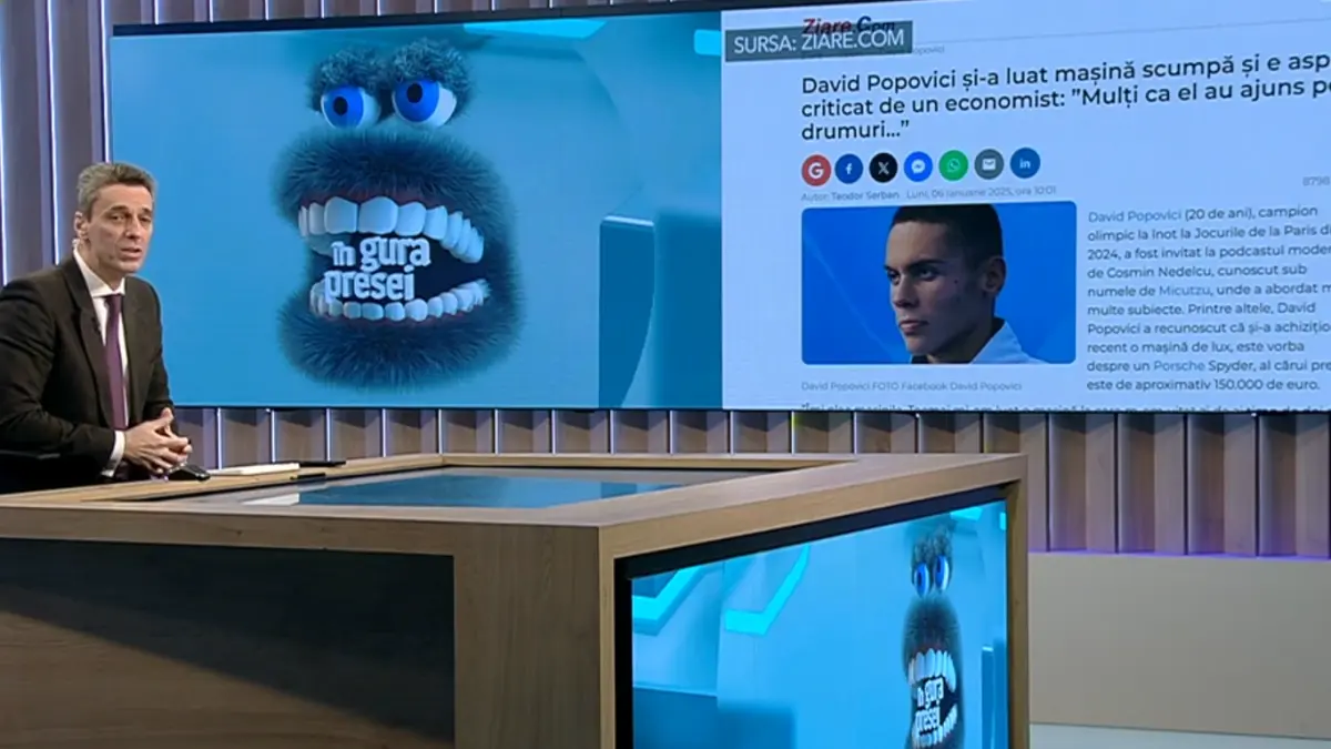 ce spune mircea badea despre porche ul cumparat de david popovici in online au aparut pareri pro si contra despre decizia sportivului