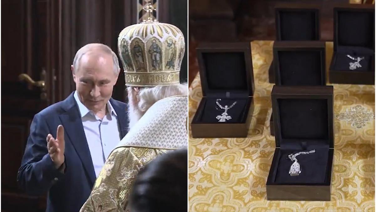 putin le trimite soldatilor rusi care mor in ucraina cruciulite inscriptionate cu numele lui i a cerut lui kirill sa le sfinteasca