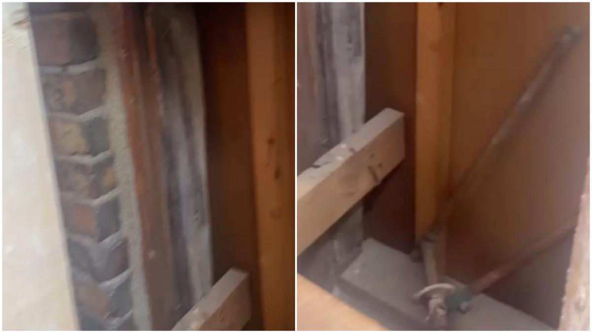 un barbat care s a apucat sa renoveze casa a facut o descoperire incredibila in ziduri ce au ascuns acolo parintii lui acum 47 de ani