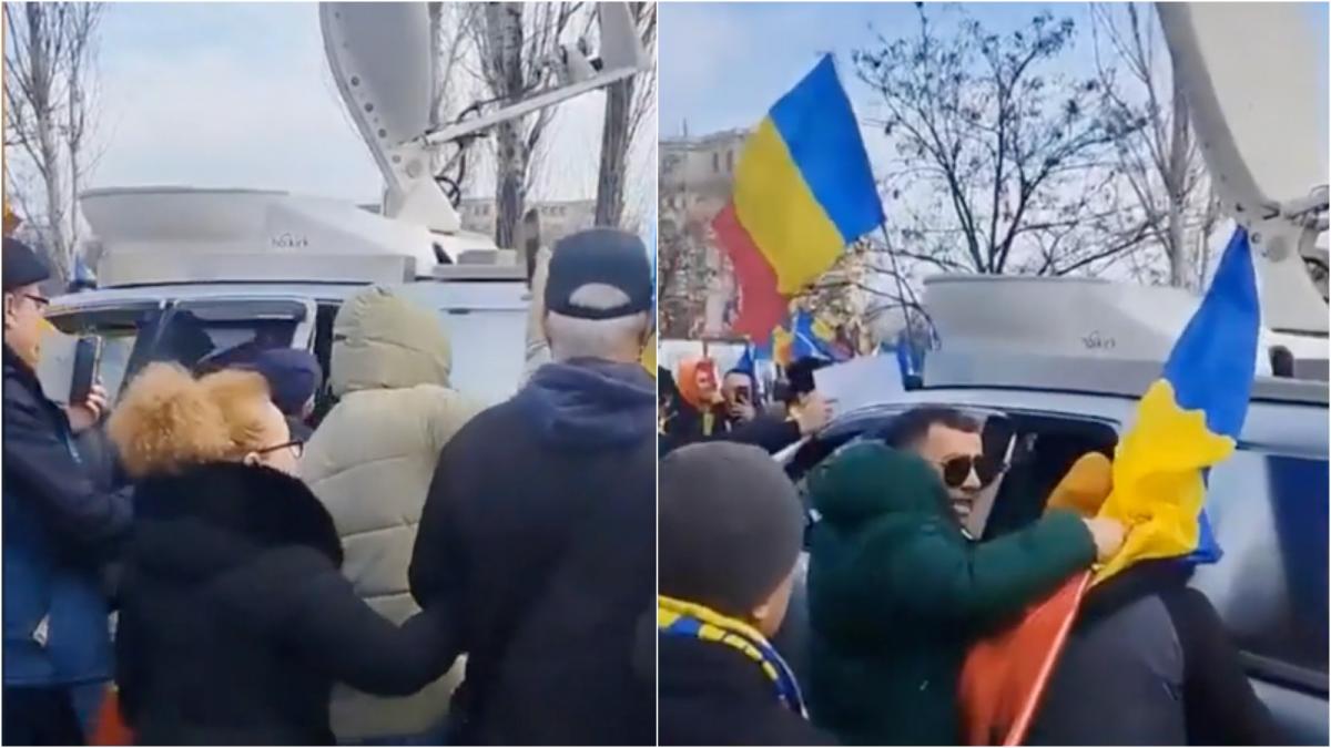 sustinatorii lui calin georgescu au vandalizat masina jurnalistilor antena in timpul protestului au fost deschise doua dosare penale