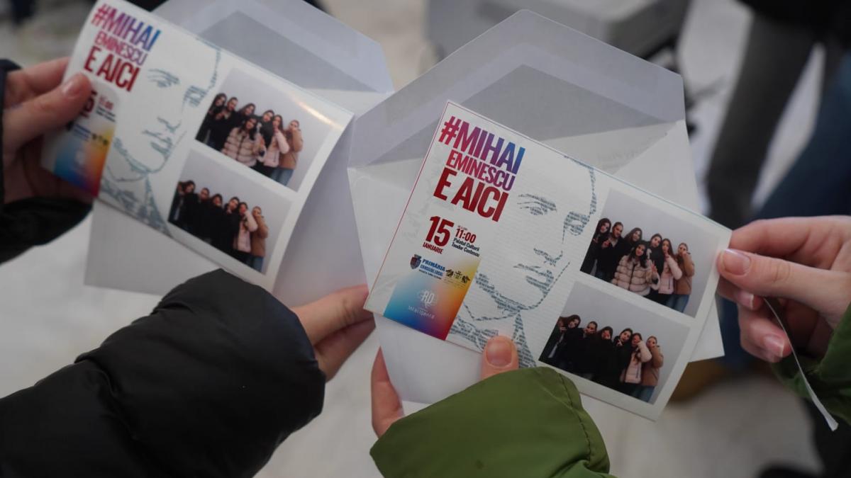 mihai eminescu e aici eveniment marca romania inteligenta