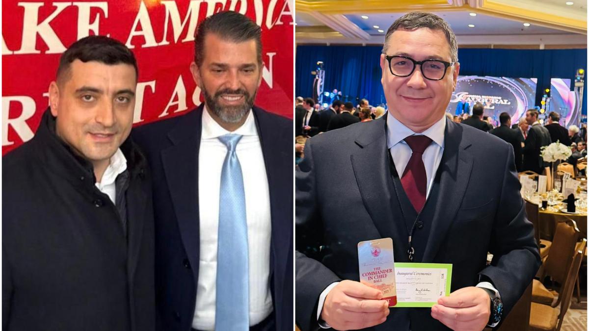 george simion si victor ponta se intrec in poze de la washington simion s a intalnit cu fiul lui trump ponta a fost la un dineu