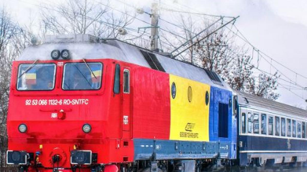 trenul unirii va circula pe ruta bucuresti iasi si retur pe 24 ianuarie anuntul cfr