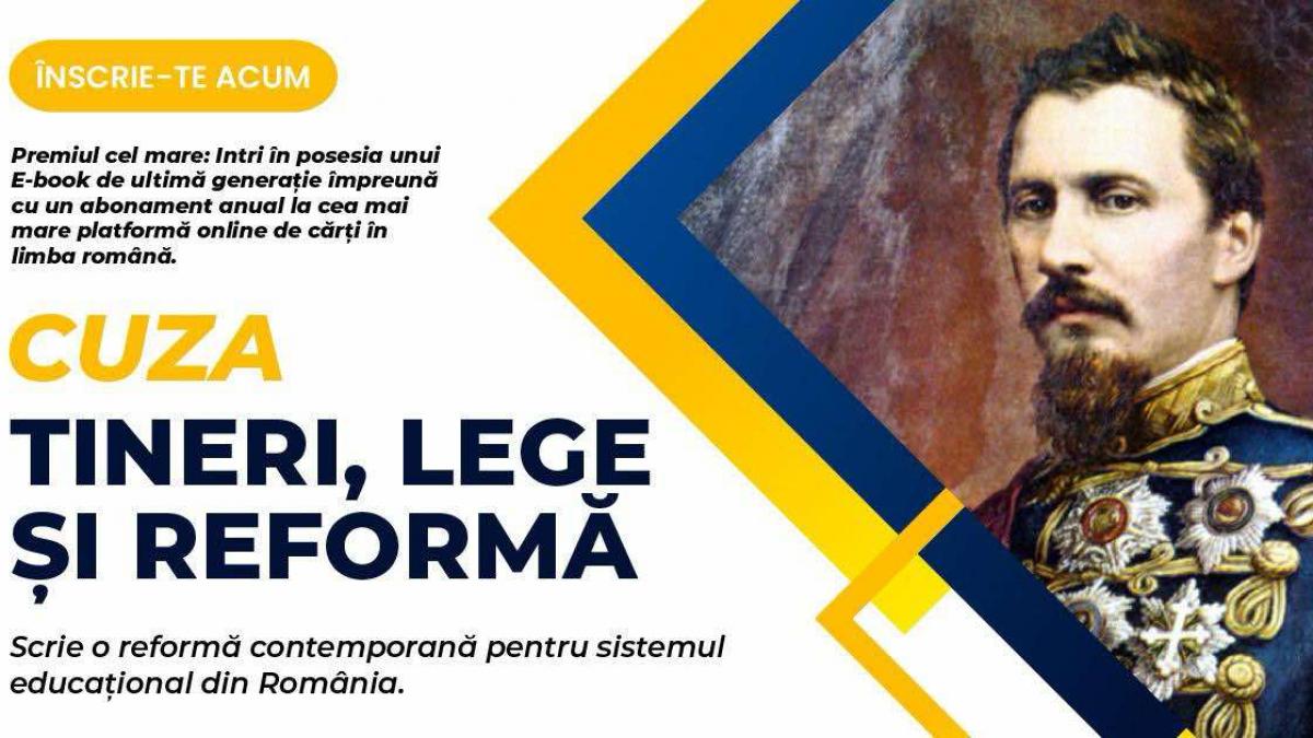 166 de ani de la unirea principatelor romane fundatia dan voiculescu lanseaza concursul cuza tineri lege si reforma