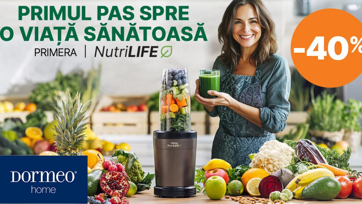 dormeo home romania revolutioneaza stilul de viata sanatos cu lansarea primera nutrilife mai mult decat un blender