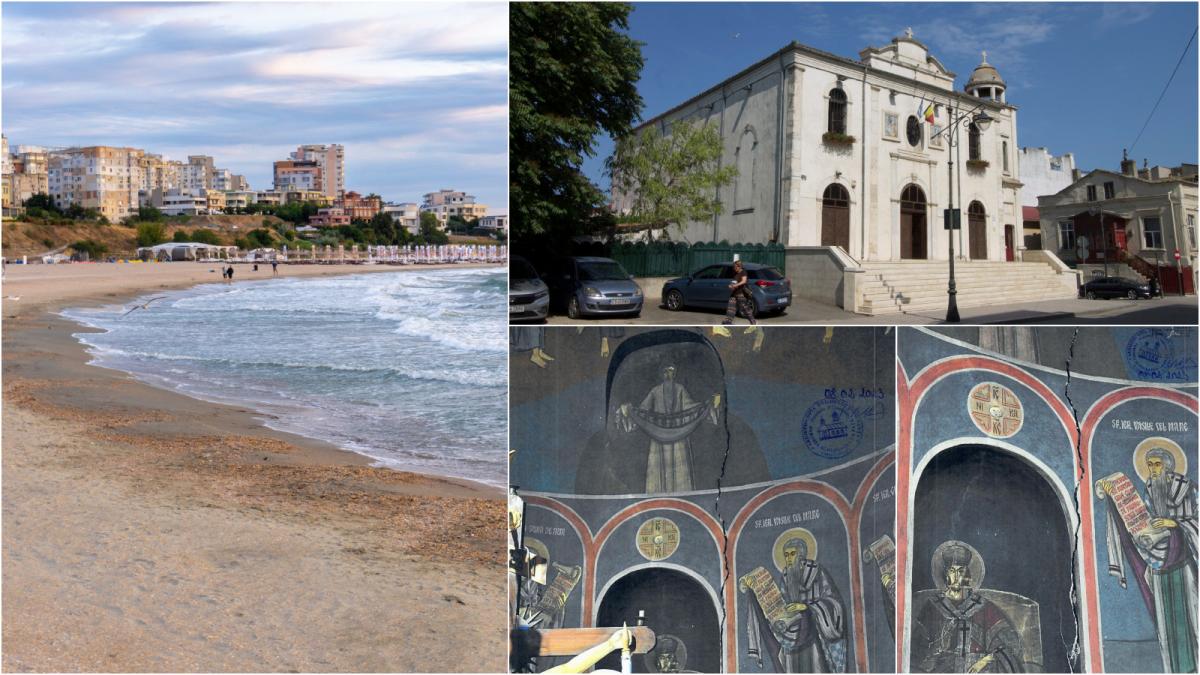 faleza din constanta se surpa biserica greaca si teatrul de papusi la un pas de prabusire iar birocratia blocheaza consolidarile