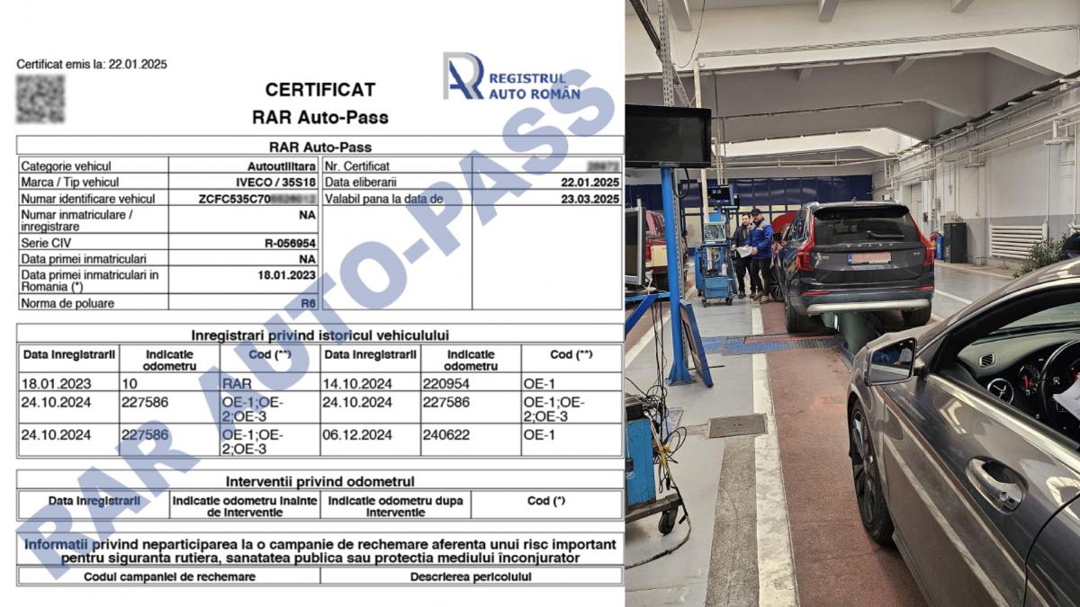 registrul auto roman atrage atentia soferilor se vand certificate rar auto pass false care este pretul real si de unde trebuie luate