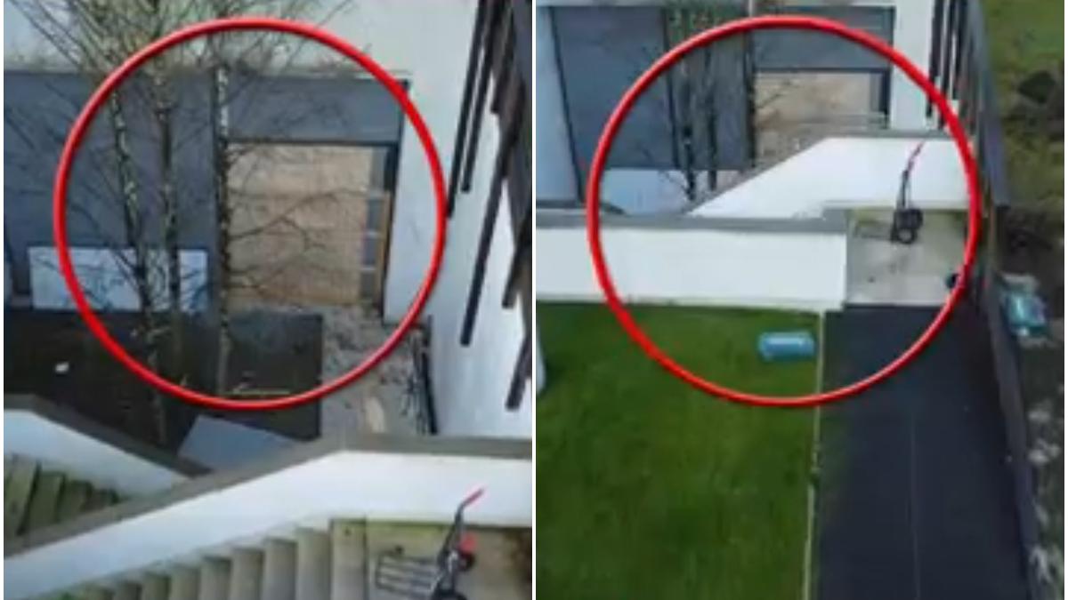 imagini exclusive din drona cu locul pe unde tezaurul dacic furat a fost scos din muzeul drents din olanda