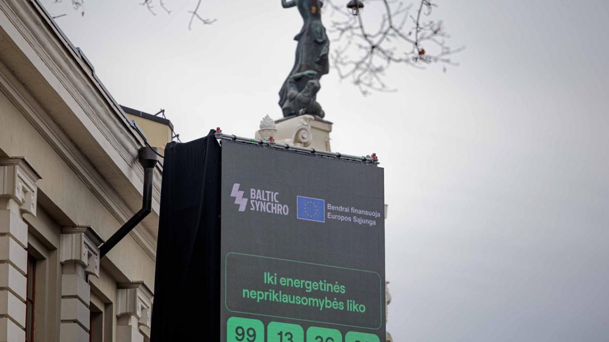 tarile baltice se decupleaza sambata de la reteaua electrica rusa un ceas la vilnius numara orele pana cand se va taia cablul electric