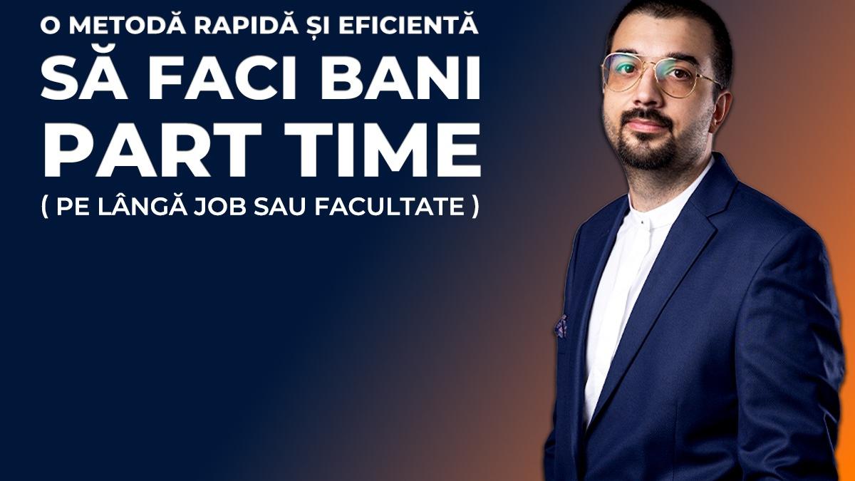 jobul part time care iti poate aduce venituri semnificative in fiecare luna