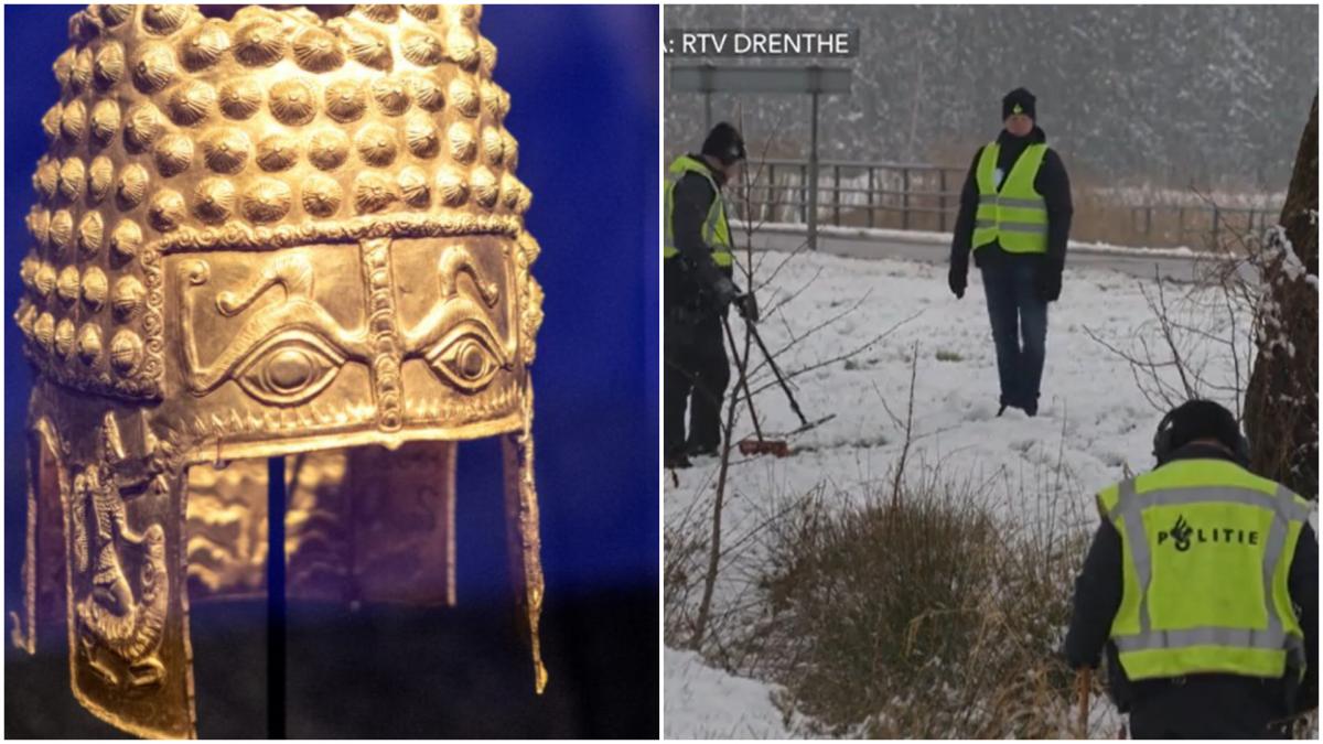 politia olandeza a primit un pont si a inceput sa caute cu detectoarele de metale tezaurul dacic furat