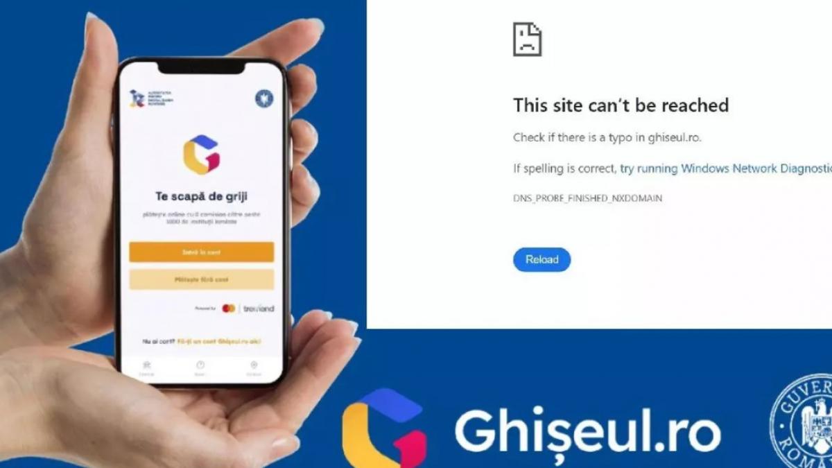 ghiseul ro si celelalte platforme ale autoritatii pentru digitalizarea romaniei sunt din nou functionale
