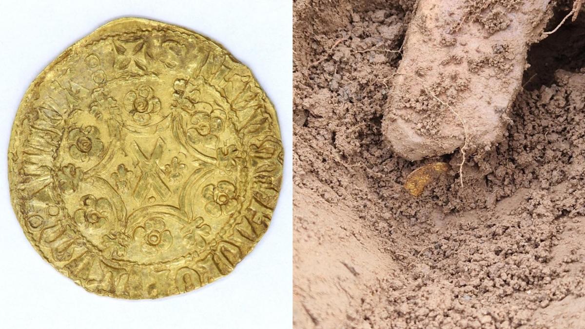 descoperire arheologica uluitoare doi cautatori de comori au gasit un tezaur de monede medievale din aur batute in scotia si anglia
