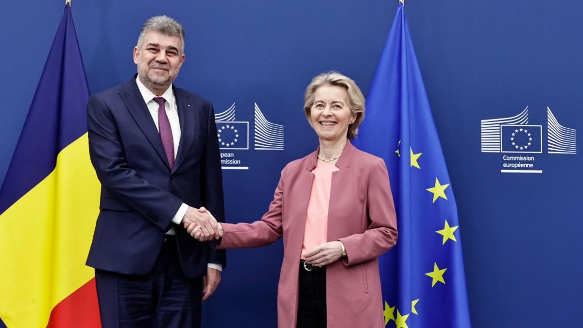 ciolacu s a intalnit la bruxelles cu ursula von der leyen cei doi au discutat despre pnrr alegeri si securitatea europei